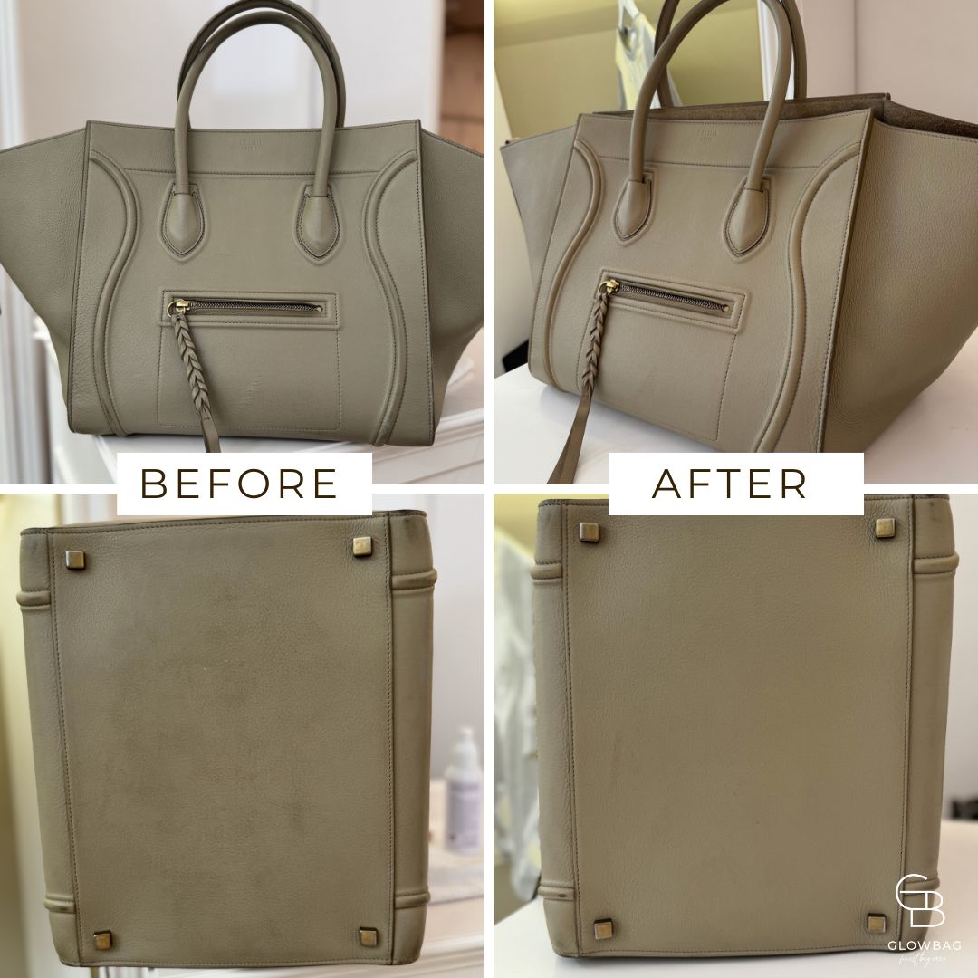 Vorher Nachher Glowbag Celine