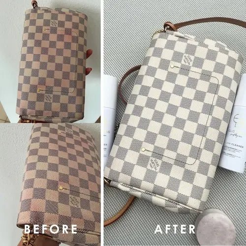 helle LV Pochette vorher und nachher