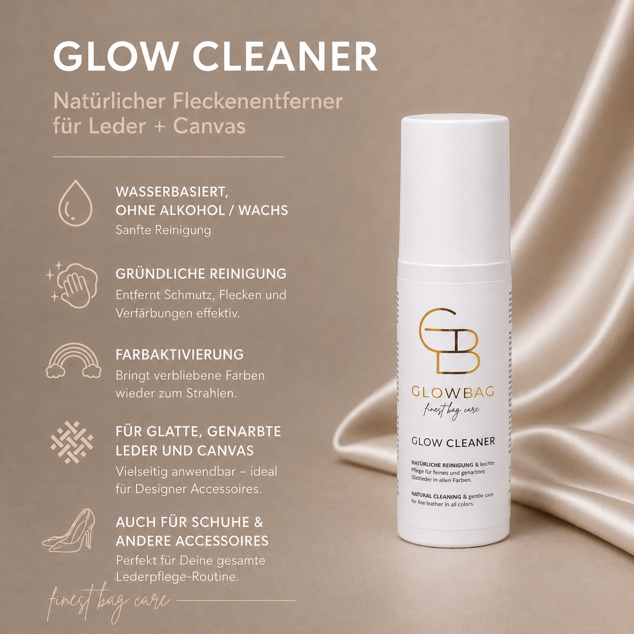 Auflistung Produktvorteilt Cleaner